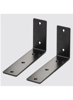 Shelf Brackets 9 inch - 2pcs L Shaped 90-Degree Right Angle Heavy Duty Corner Brace Joint Brackets for Table Bench Space Saving DIY - Black - pzsku/Z56A98BB7281BEEDBDCBBZ/45/_/1727712407/484a4eb2-5098-451f-8072-851536d7ab9a