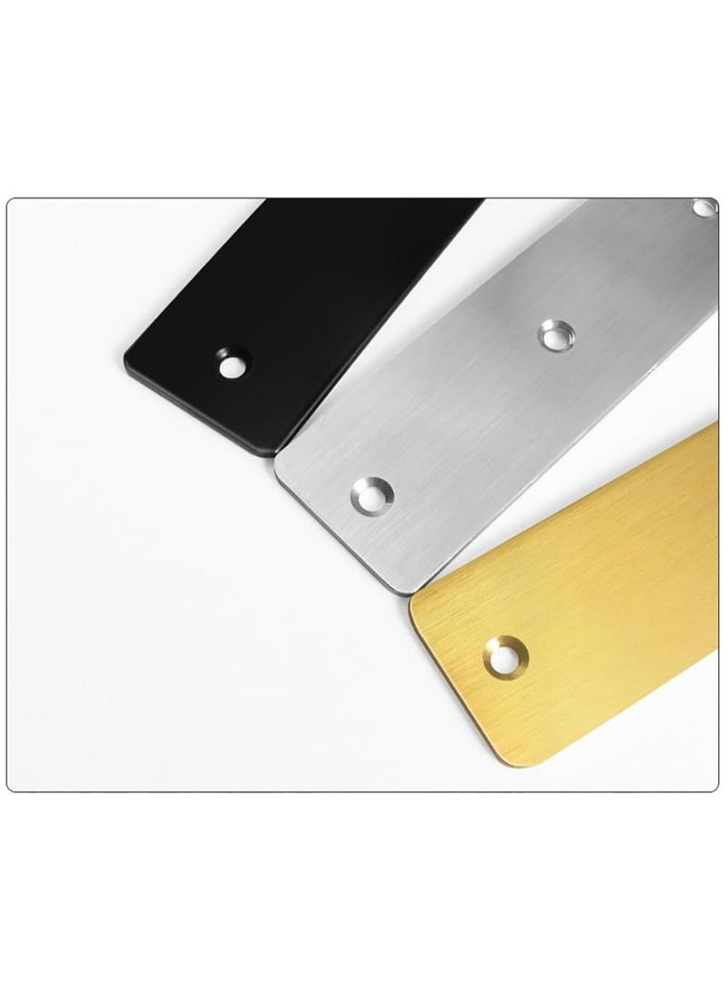 Rubik Shelf Brackets 9 inch - 2pcs L Shaped 90-Degree Right Angle Heavy Duty Corner Brace Joint Brackets for Table Bench Space Saving DIY - Black  - Image 4