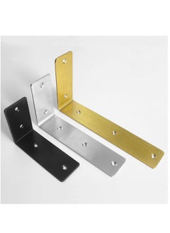 Shelf Brackets 9 inch - 2pcs L Shaped 90-Degree Right Angle Heavy Duty Corner Brace Joint Brackets for Table Bench Space Saving DIY - Black - pzsku/Z56A98BB7281BEEDBDCBBZ/45/_/1727712583/a472f7ec-9a58-4478-9a81-e31092c0606e