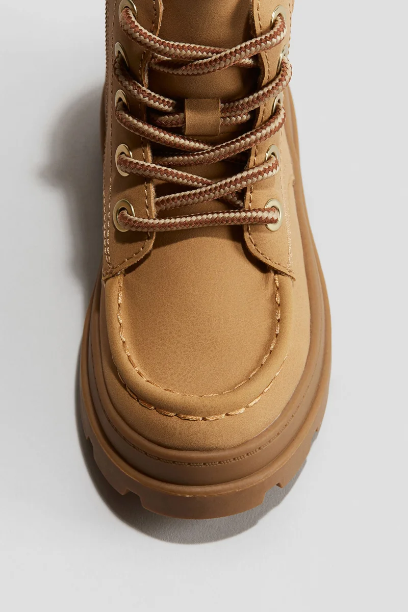 H&M Lace-Up Boots