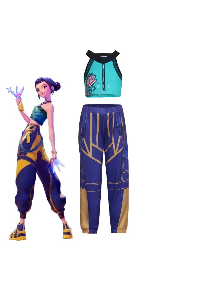 Zoey Mira Rumi Kpop Cosplay Group Uniform Costume Halloween Singer Dancer Costume - Image 1