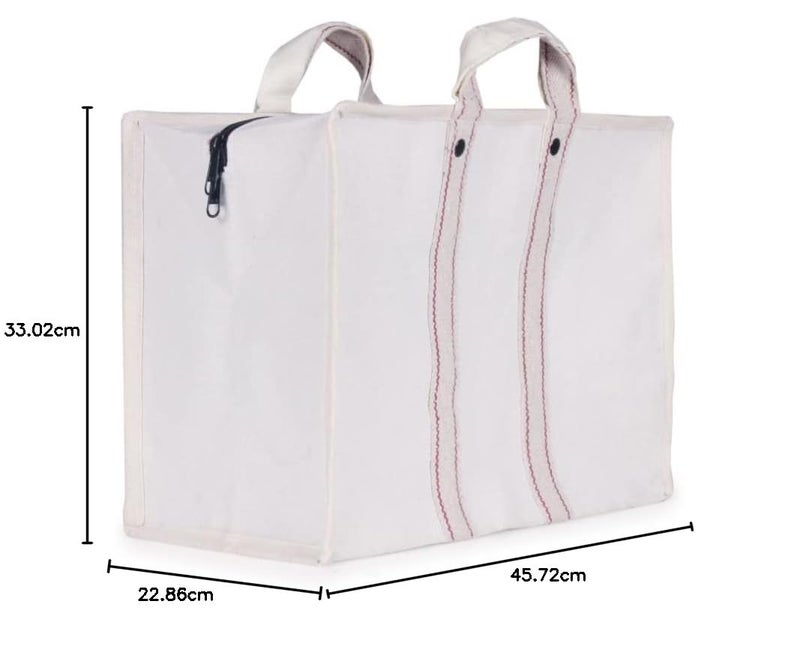 SHOPATHON INDIA Heavy Duty Canvas Multipurpose Tools Organizer Bag No 5 for Mechanic Electrician Technician Plumber Carpenter Service and Salesman - Image 2