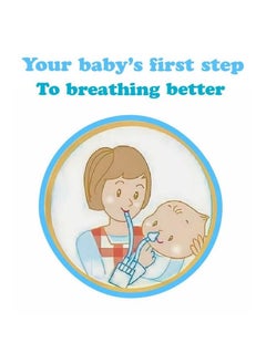 KidDough Baby Nasal Aspirator 0 5 Years ; Vacuum Suction Baby Nose Cleaner ; Soft Silicone Nozzle ; Manual Nose Cleaning Sucker Suction For Children Newborn Infant (Orange)  - Image 3