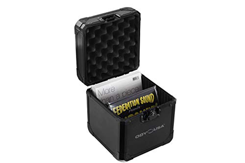 Odyssey Cases 7″ Vinyl/Utility Black Krom™ Case Holds 60 Records - Image 1