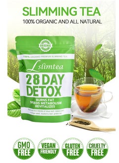 Wins Town 28 Day Detox Slimming Weight Loss Tea , Boost Metabolism, Suppress Appetite, Detoxify and Slim Down,Promotes Fat Digestion and Absorption, Aids Bowel Movement, Supports Stomach Health, Reduces Accumulation of Abdominal Fat  - Image 1