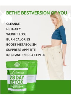 Wins Town 28 Day Detox Slimming Weight Loss Tea , Boost Metabolism, Suppress Appetite, Detoxify and Slim Down,Promotes Fat Digestion and Absorption, Aids Bowel Movement, Supports Stomach Health, Reduces Accumulation of Abdominal Fat  - Image 2