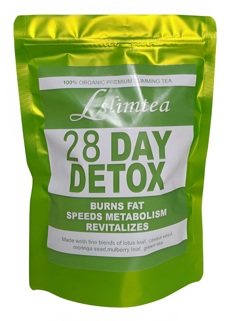 28 Day Detox Slimming Weight Loss Tea , Boost Metabolism, Suppress Appetite, Detoxify and Slim Down,Promotes Fat Digestion and Absorption, Aids Bowel Movement, Supports Stomach Health, Reduces Accumulation of Abdominal Fat