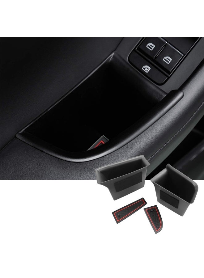 Car Door Side Storage Box For 2019-2023 Mazda3 2020-2023 Cx-30 Cx30 Door Handle Organizer Mazda3 Bp Cx-30 Dm Phone Container Key Holder Abs Tray Insert Glove Pallet 2Pieces Front Door - Image 1