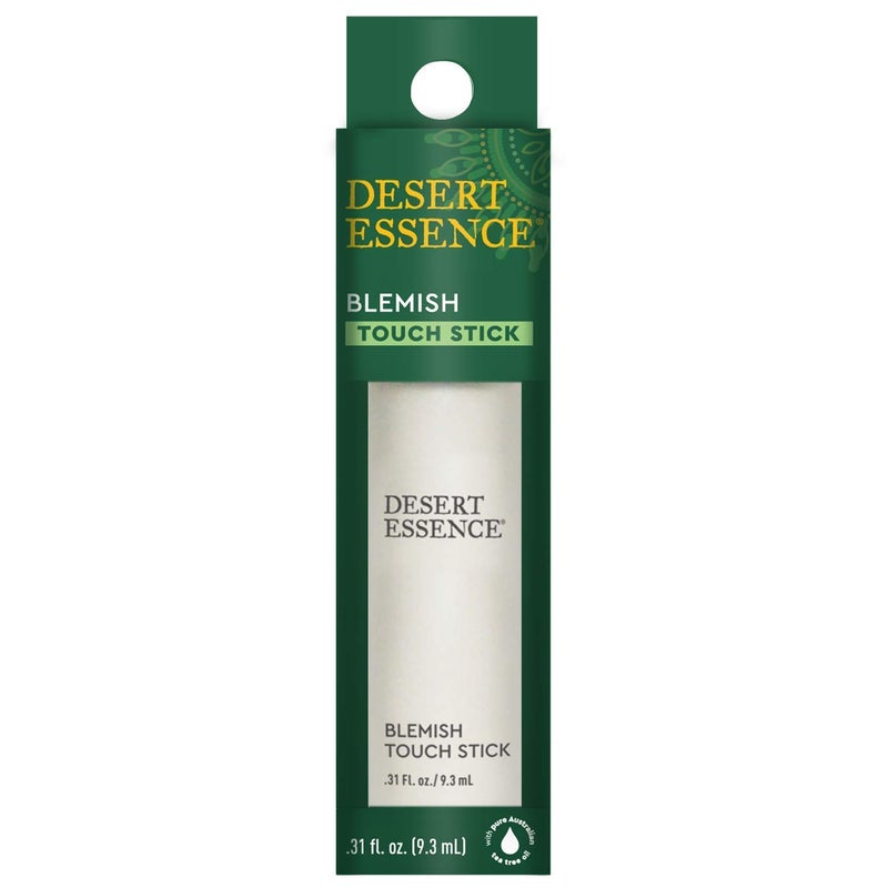 Desert Essence Organic Herbal Blemish Touch Stick with Natural Extracts & Essential Oils - .31 Fl Oz - Antiseptic Tea Tree Oil - Chamomile - Lavender - Palmarosa - Clear & Radiant Skin - Image 1