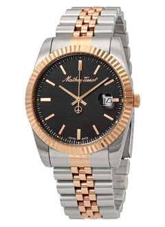 Mathey-Tissot Mathy III Quartz Black Dial Men's Watch - H810RN  - Image 1