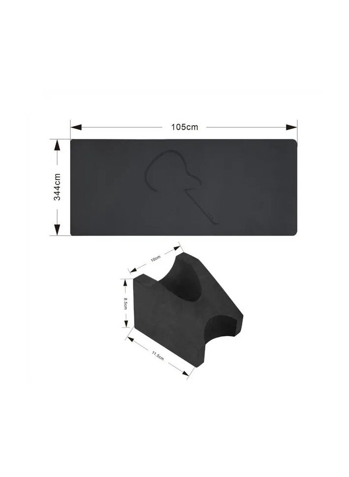 1-Piece Guitar Repair Pad EVA Mat with Neck Support,Musical Instrument Repair Maintenance Tool - Image 3