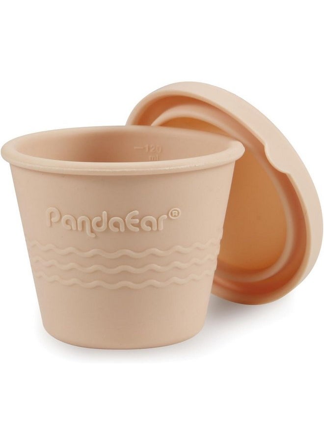 PandaEar PandaEar 6 Pack Silicone Baby Food Storage Containers, 4 oz Small Food Containers with Lids, Reusable Baby Snack Containers for Kids Toddler, Homemade Baby Food Freezer Storage, Freezer Safe  - Image 5