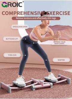 GROIC Leg Exercise Equipment - Ski Exercise Machine with Handrail and Phone Holder, Thigh Master Pilates Machine, Pelvic Hip Trainer Inner Thigh Exerciser Postpartum Repair Machine for Women  - Image 2