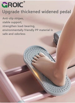 GROIC Leg Exercise Equipment - Ski Exercise Machine with Handrail and Phone Holder, Thigh Master Pilates Machine, Pelvic Hip Trainer Inner Thigh Exerciser Postpartum Repair Machine for Women  - Image 4
