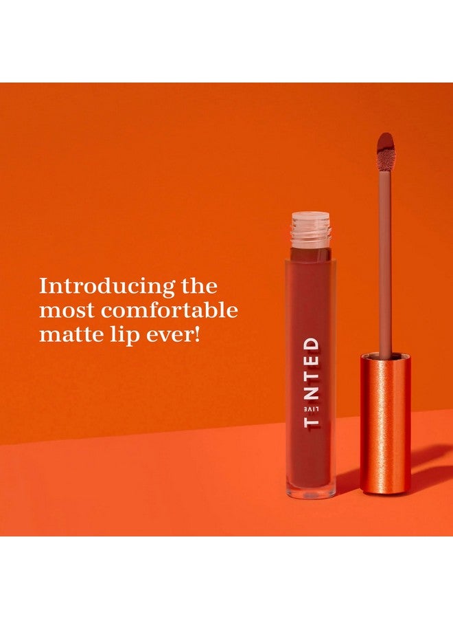 LIVE TINTED Huelip Liquid Lip Crème - Weightless, Long-Lasting Liquid Lip With Hyaluronic Acid And Jojoba Oil For A Soft, Comfortable, Moisturized Finish - 0.09 Fl Oz - Mauve  - Image 3