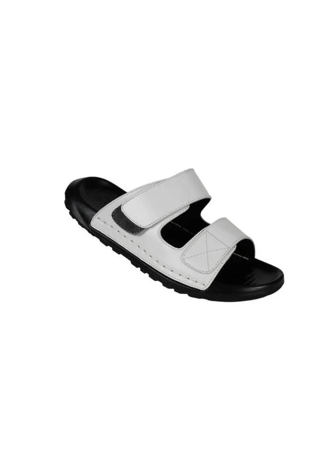 بارجيل أونو 008-3639 Barjeel Uno Mens Casual Sandals 2024-2 White