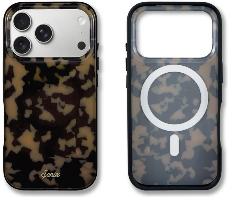 Sonix Case for iPhone 17 Pro | Compatible with MagSafe | 10ft Drop Tested | Tortoiseshell | Brown Tort - Image 1