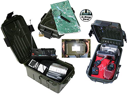 MTM Survivor Dry Box with O-Ring Seal (Forest Green, Small) - Image 2