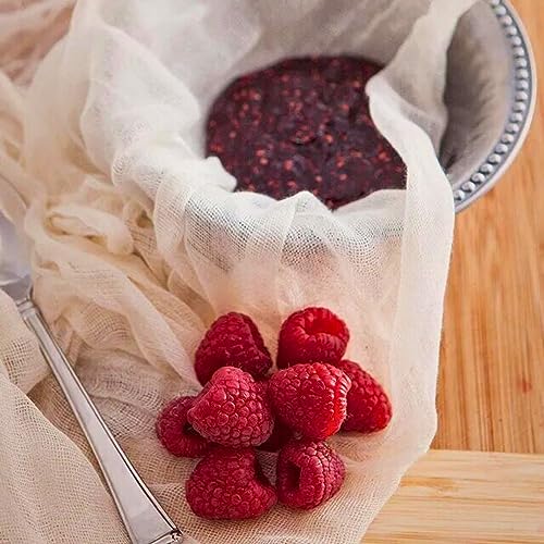 Gowloz 100% Unbleached Cotton Cheesecloth – Reusable Muslin Strainer Fabric for Cooking, Baking, and Filtering | Fine Weave Cloth for Straining Sauces, Soups, Juices, and Cheese Making | 2-Meter - Image 5