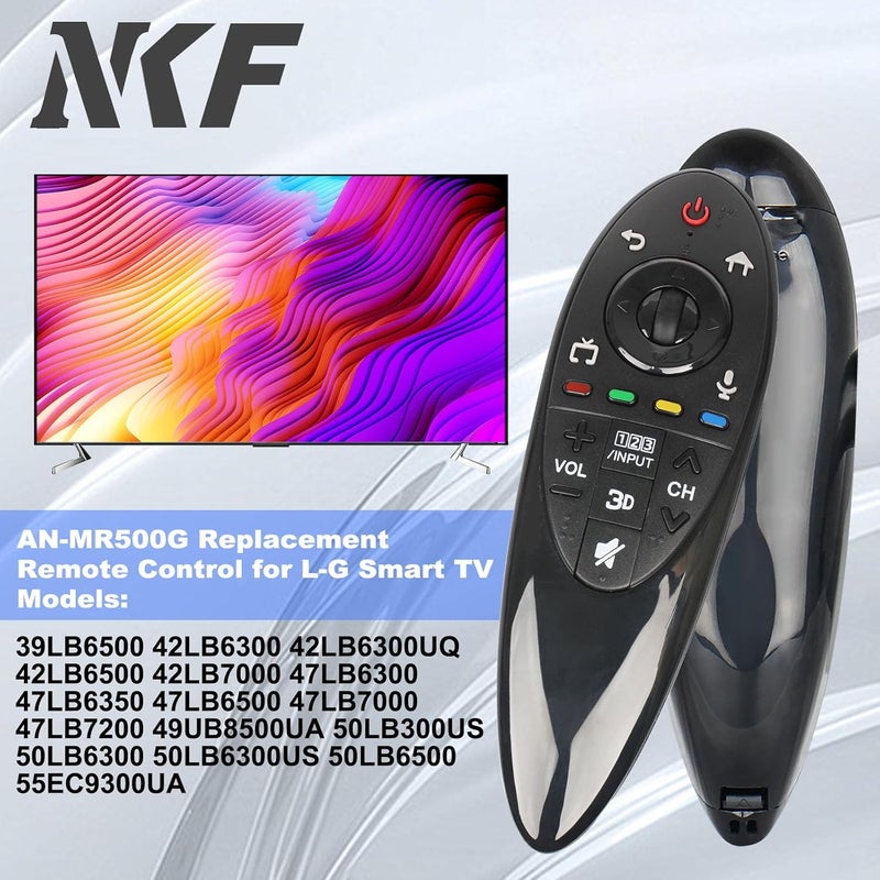 NKF New - AN-MR500G ANMR500G Remote Control Replacement for LG 3D Smart TV - Image 1