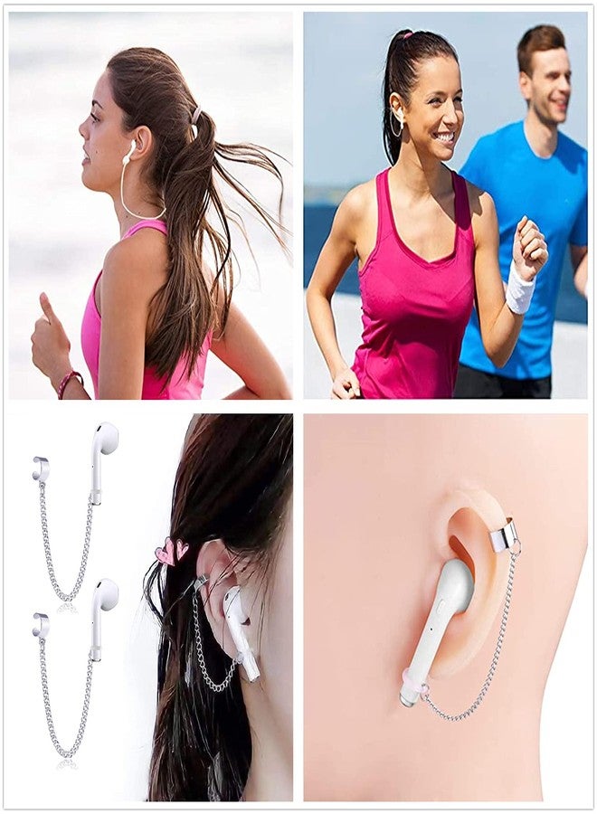 XHBTS حلقات أذن 2 زوج مضادة للفقد لحزام أذن Airpods مضاد للفقد لحزام Airpods Pro، حامل سماعات أذن لاسلكية، موصل سماعات الأذن - Image 3