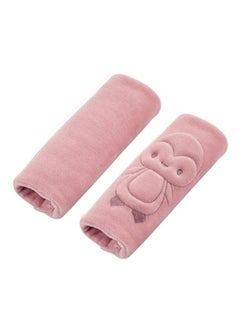 BabyJem Soft Cotton Seat Belt Pads For Baby - Protects Neck And Shoulder From Hard Surfaces - Fits Car Seats And Strollers - Comfortable And Durable  - Image 1