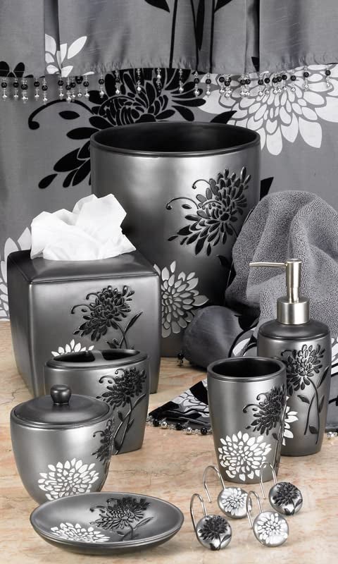 Popular Bath Tumbler, Erica Collection, Grey - Image 5
