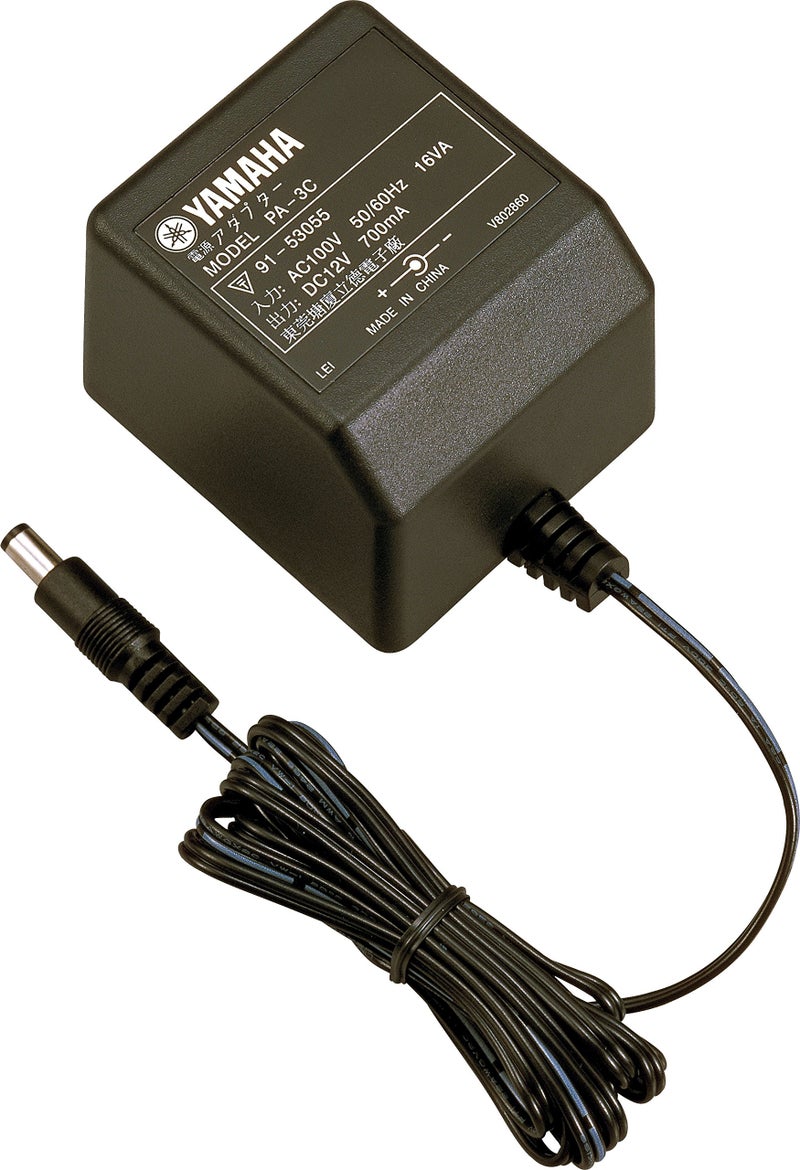 YAMAHA Genuine Yamaha AC Adapter Power Supply DC12V 700mA 12.5W Model: PA-3C 12V - Image 1