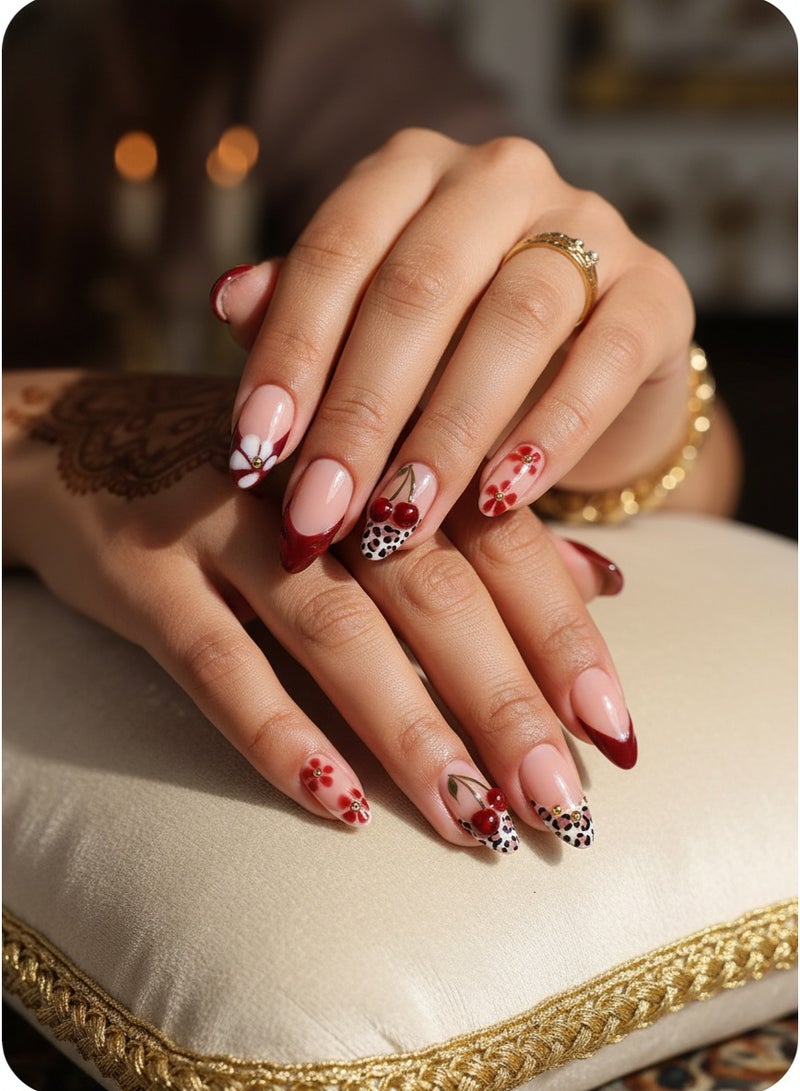 سنسيب نوع الأظافر: أظافر فرنسية ملصقة - حزمة جل ناعم، أظافر فرنسية مزيفة قصيرة، أظافر صالونية الجودة، أظافر ملصقة بسلاسة، أظافر ملصقة بالغراء للنساء، فن الأظافر، تزيين الأظافر. - Image 5