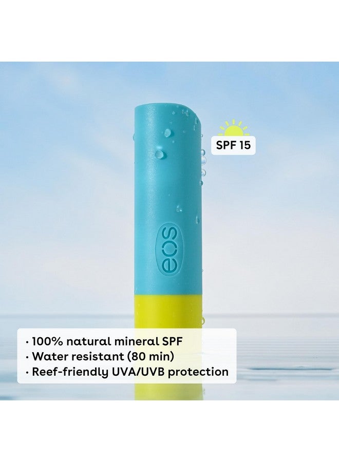 eos Natural SPF 15 Lip Balm- Pineapple Coconut, Daily Protection, Water Resistant, 0.14 oz - Image 2