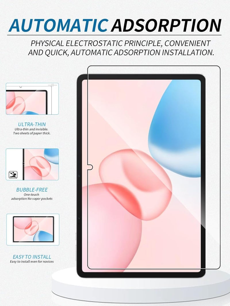 Tab Screen Protector Compatible with Honor Pad 10 12.1 Inch 2025, Tempered Glass Film, 9H Hardness, Touch Sensitive, Anti-Fingerprint, Anti-Scratch, Bubble Free (2 Pack) - Image 2