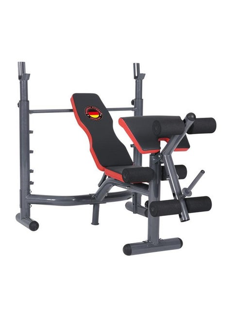 Multifunction Bench with Preacher Curl Leg Developer Adjustable for Olympic Workout