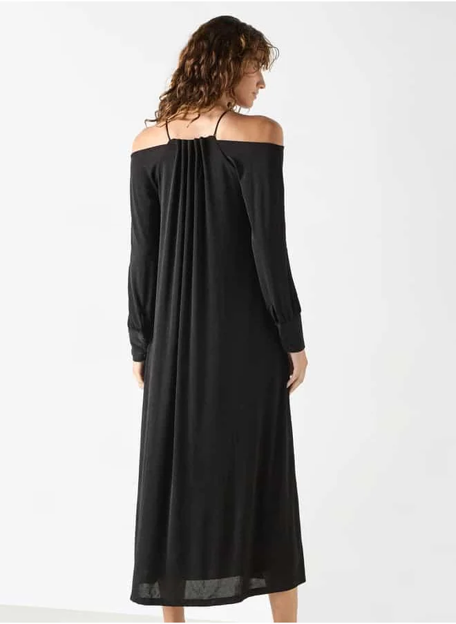 Iconic Off Shoulder Midi Dress