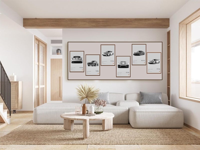 Dujoi 911 GT3RS GT2RS Posters Car Posters For Walls Racing Car Wall Art For Boys Bedroom Supercar Paper Prints Poster Set Of 6,Unframe 8x12inch,20x30cm - Image 5
