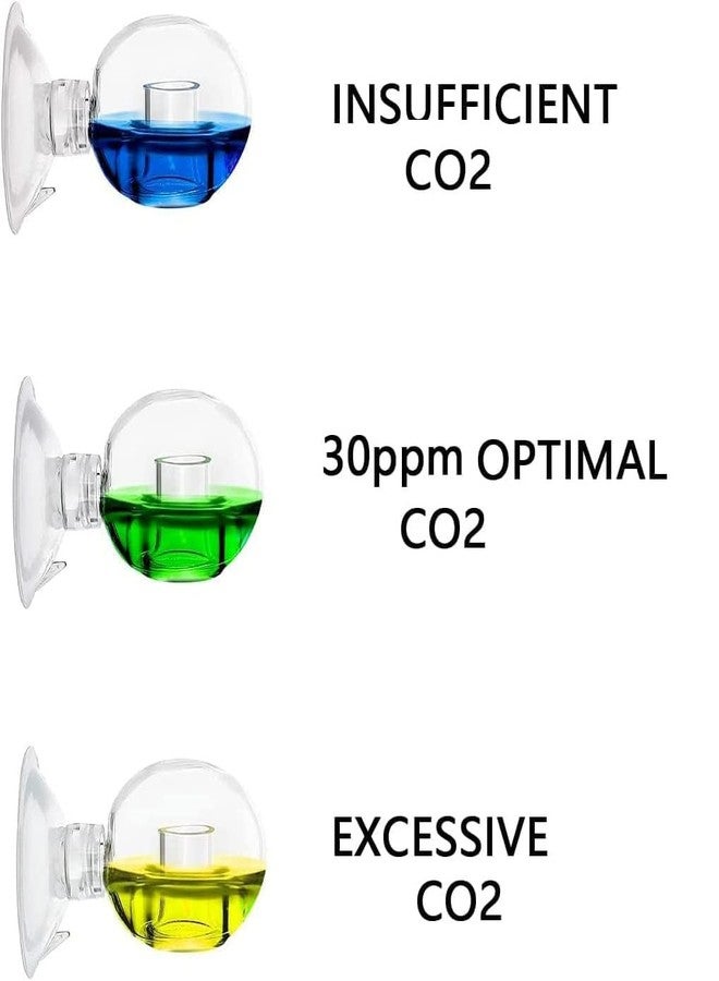 FZONE Aquatic CO2 Glass Drop Checker PH Momitor for Aquarium Plant Fish Tank Test CO2 Kit - Image 2