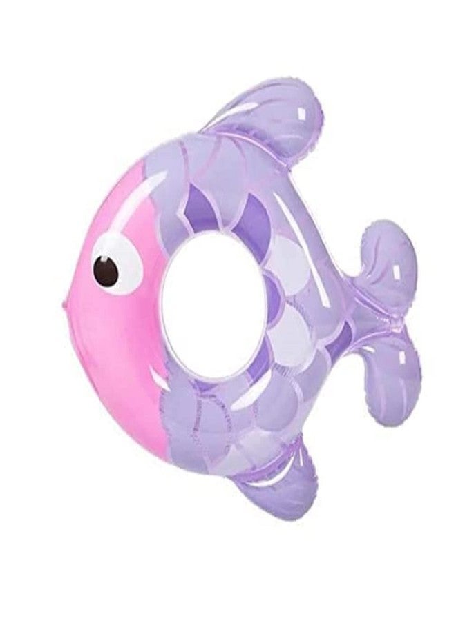 NELSTRAB:- Pool Party Adjustable Float Inflatable Fis Swimming Ring for Girls and Boys Fis Swim Tube(3-8 Year)(Multi Color)(1 PIS) - Image 1