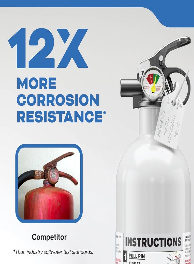 Kidde Fire Extinguisher for Boats, Single-Use 5BC - Image 2