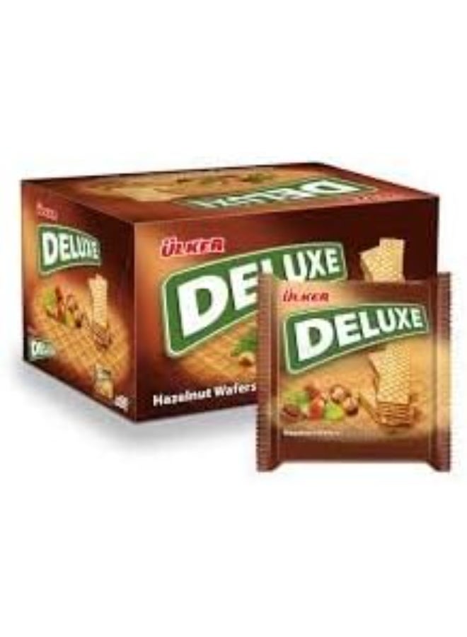 Ulker Deluxe Hazelnut Wafer – Pack of 3 | Crispy Wafer Layers Filled with Rich Hazelnut Cream | Premium Sweet Snack - Image 3