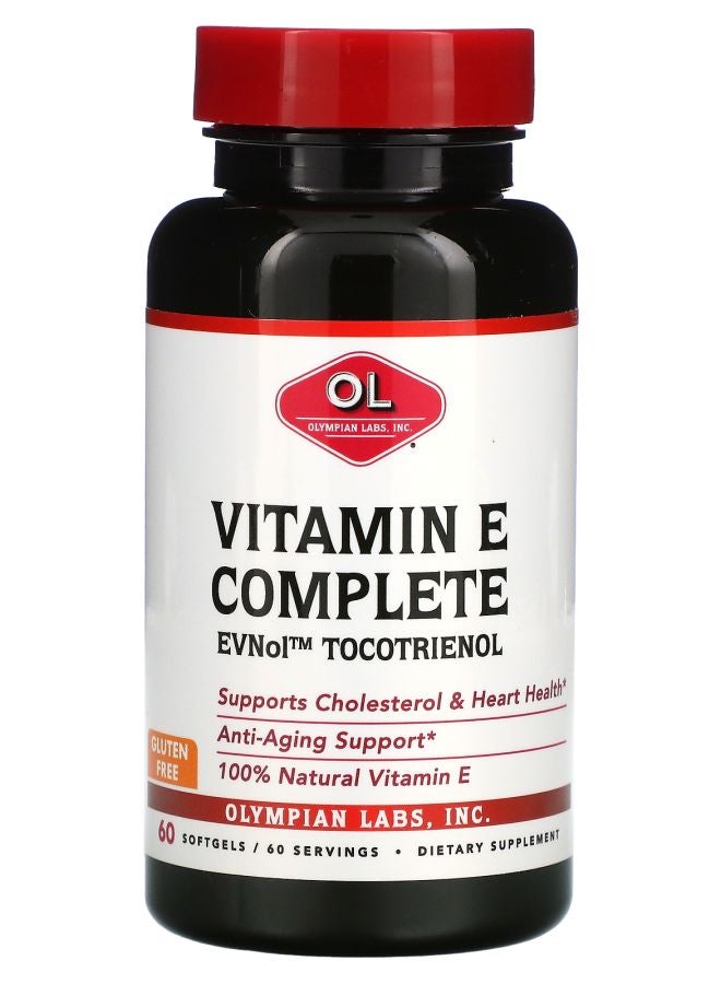 Olympian Labs Vitamin E Complete 60 Softgels