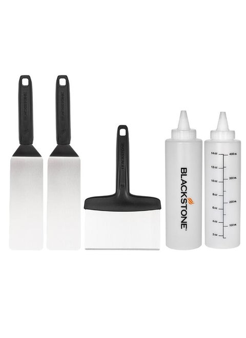 5-Piece Professional Griddle Essential Tool Kit Multicolor 5230