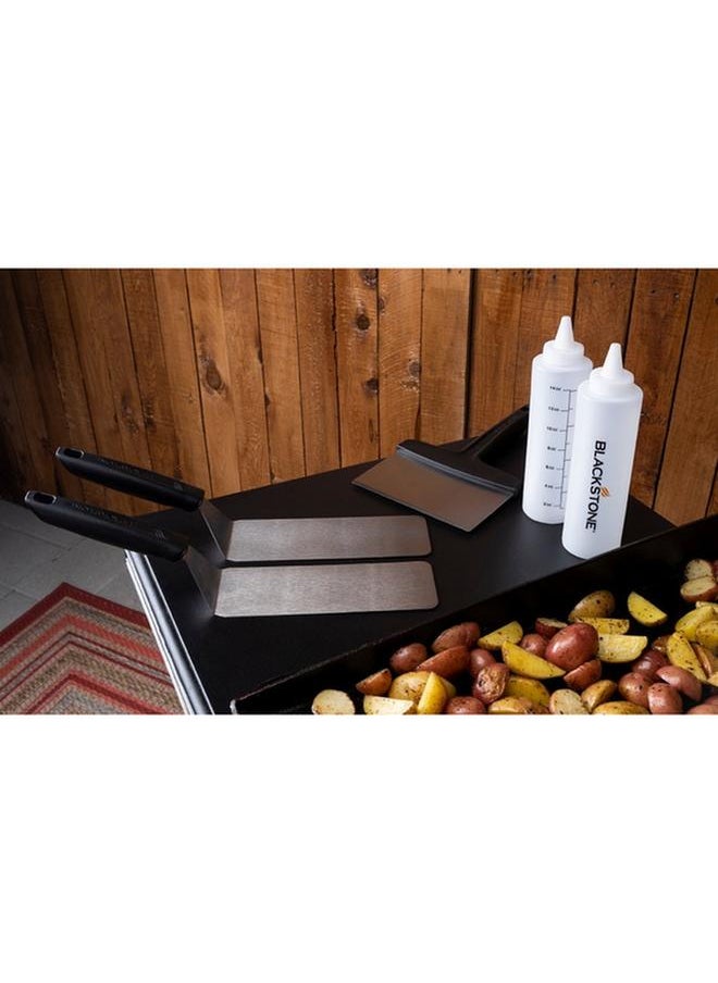 5-Piece Professional Griddle Essential Tool Kit Multicolor 5230