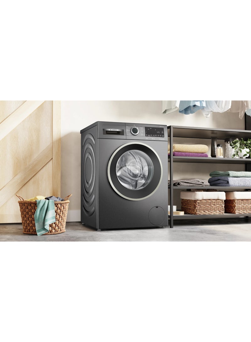 BOSCH Front Load Washing Machine - Series 6 - 10 Kg - 1400 Rpm - Eco Silence Drive Motor - Delay Start - Wi-Fi - 10 kg WGK254ZREG grey - Image 4