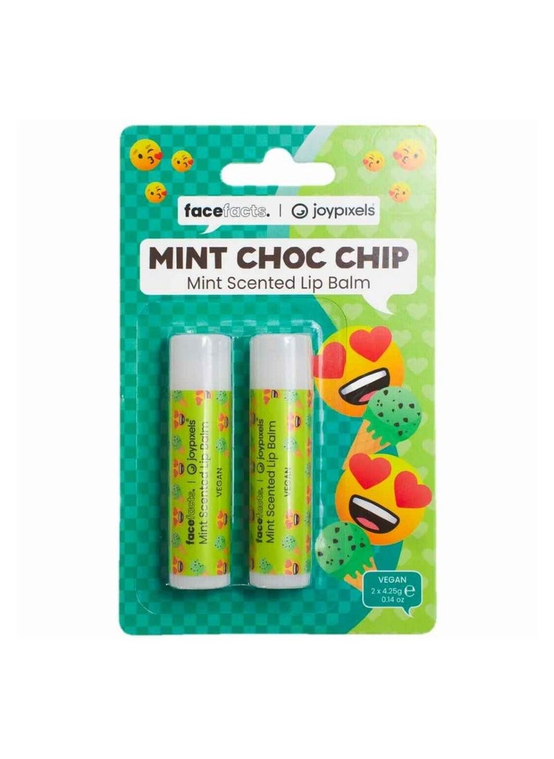 facefacts Mint Choc Chip Scented Balm For Dry Chapped Lips 4.25 G  - Image 1