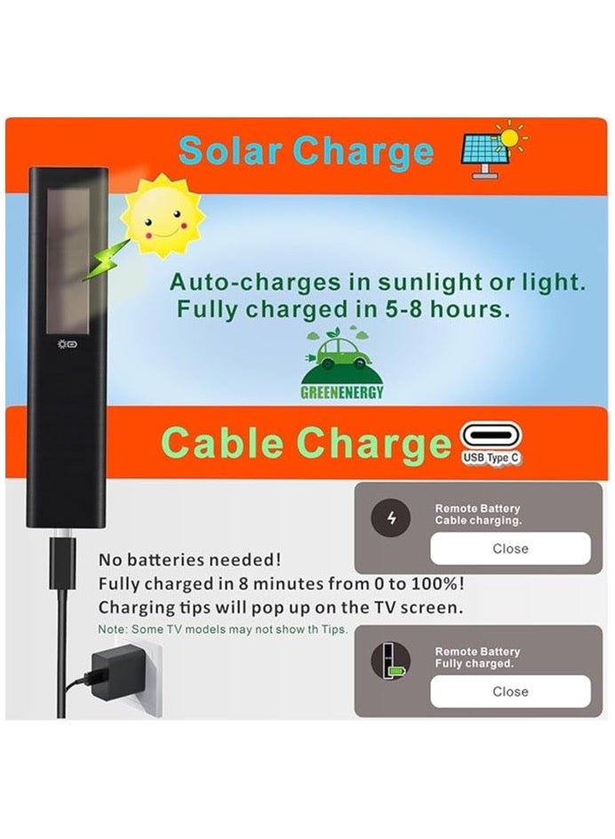 Cococ Replacement  AI Solar Smart Remote for Samsung TV Remote 2025 with AI, Solarcell, Rechargeable, Voice Control, Bluetooth, for Samsung Remote Control for Smart TV - Image 3