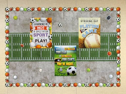 Teacher Created Resources Fun Size Better Than Paper Bulletin Board Roll, 18" x 12', Sports Field - Image 3