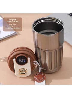 Custom Stainless Steel Thermal Mug for Office Silver cafe Wen Xian