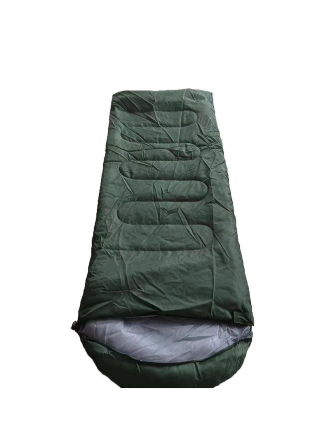 JH Adult Dirt-isolation Sleeping Bag With Hood Spring Autumn Winter Outdoor Camping - Image 1