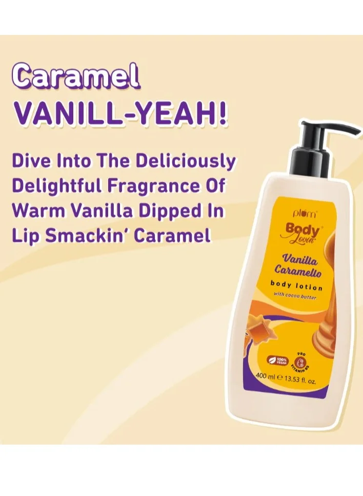 Plum  Plum Vanilla Caramello Body Lotion by Plum BodyLovin' 400 ml for Women | Best Price UAE