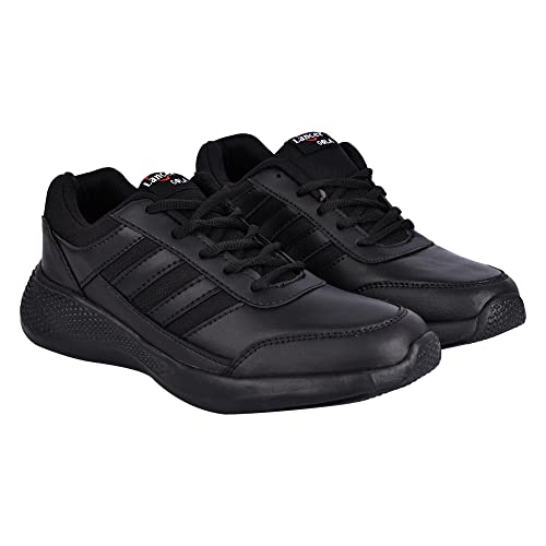Lancer Kids Gola-L-PREMBLK Black Premium School Shoes - Image 1