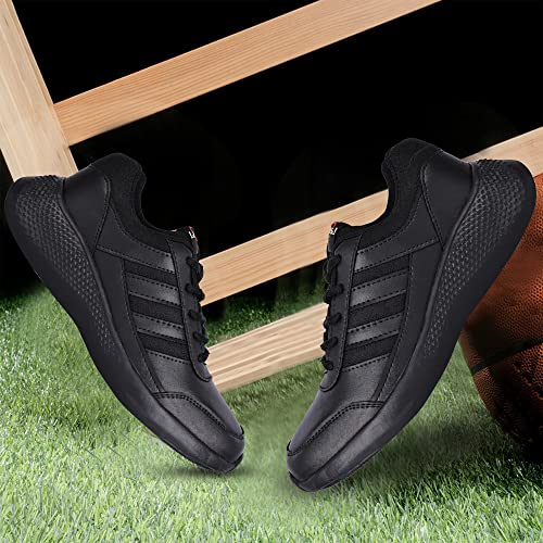 Lancer Kids Gola-L-PREMBLK Black Premium School Shoes - Image 5